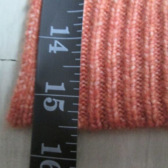 RACHEL ZOE Cable Knit Turtleneck Vest Sz. Large in Pumpkin Heather NWOT - Picture 11 of 15